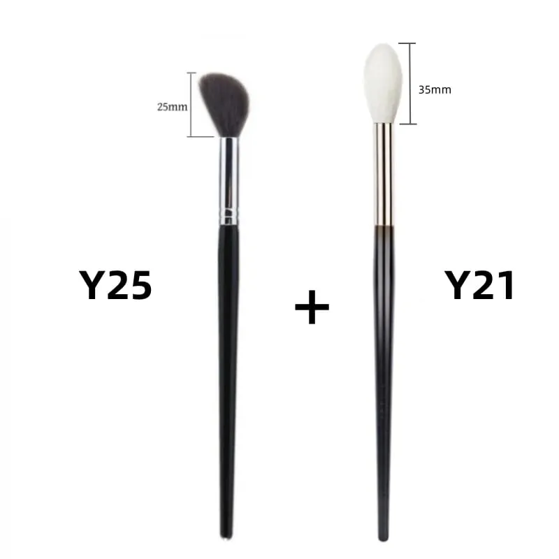 Highlighter Makeup Brushes Blush Angled Face Natural Goat Hair High Quality Blending Powder Make Up Brush — image 10