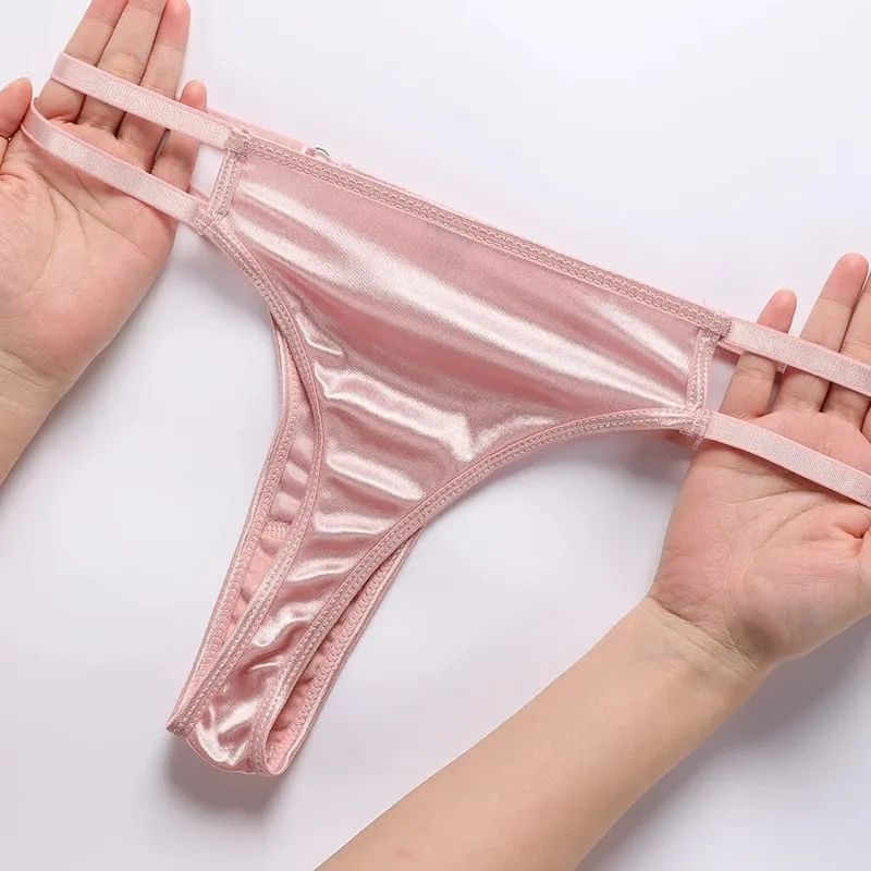 French sexy three piece lingerie set for girls exquisite bow breathable oversized comfortable pants and bra for women — image 6