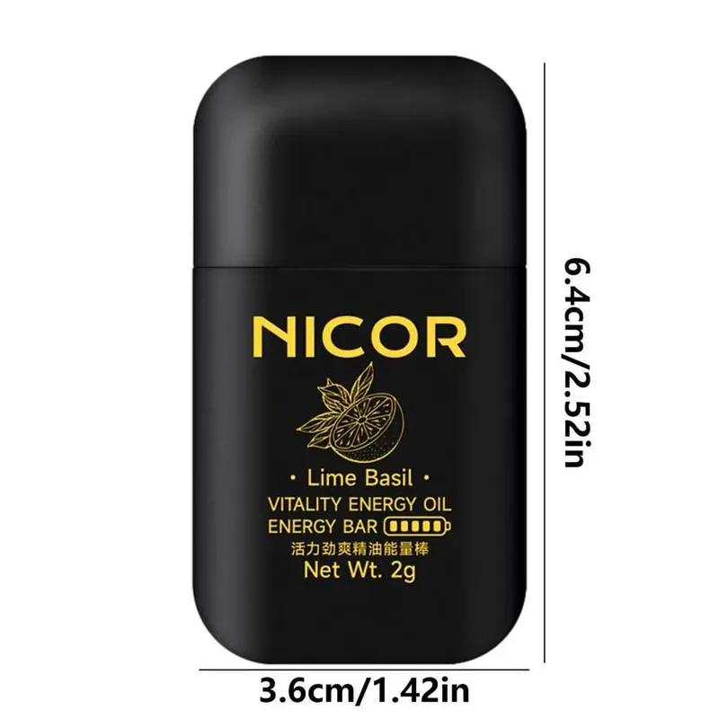 NEW Double Hole Energizing Energy Bar Aromatherapy Nasal Inhaler Energy Vapors Stick Aromatherapy Stick Stimulating Scent