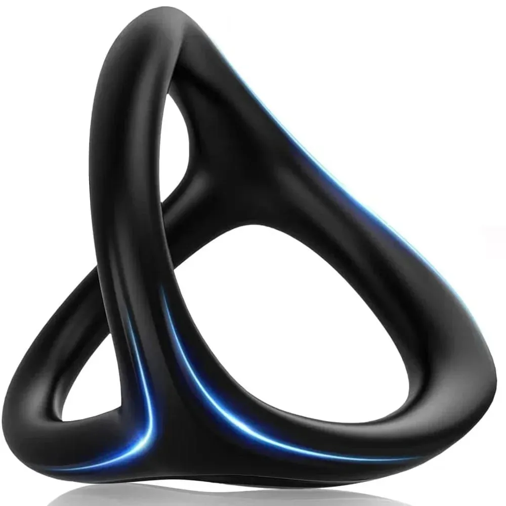 Penis Ring Silicone Semen Lock Ring Delay Ejaculation High Elasticity Time Lasting Cock Ring Sex Toys For Men Couples Adult 18+ — image 1