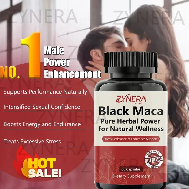 Natural Best Male Enhancing Capsules Maca Long Lasting Powerful Supplement Pill For Men Performance Support Men Healthy Energy — image 1