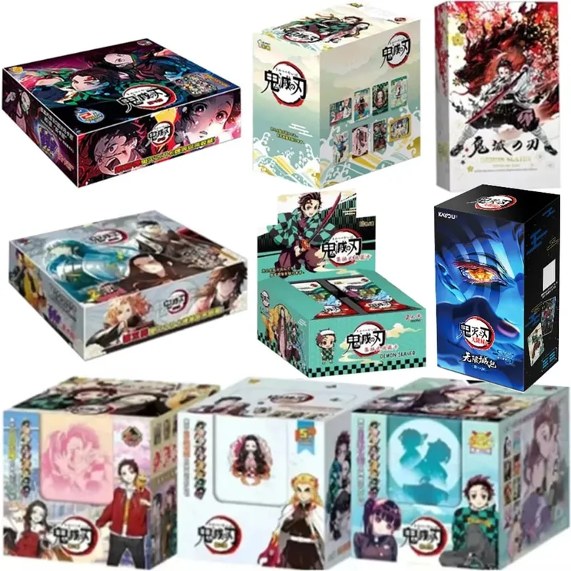 New Original Demon Slayer Cards Infinite Train SSP Card Diamond Rare Card Tanjirou Kamado Nezuko Character Collection Card — image 1