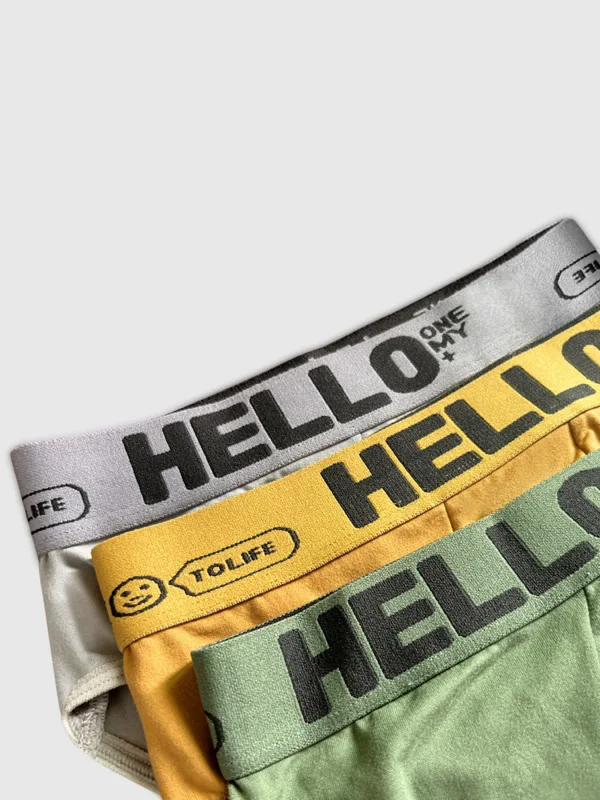 6pcs/set Comfortable Men Panties Fashion Men Underwear Breathable Men's Brierfs Large Size L-4XL Sexy Elastic Men's Underpant