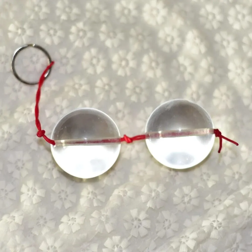 Big Crystal Glass Ball 40mm 50mm Anal Plug Beads Vagina Hand Training Vaginal Kegel Butt Plug Ball Sex Toys for Gay Women Men