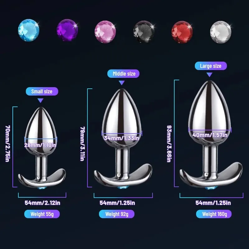 Runyu Metal Anchor Base Anal Plug Adule Toy Stainless Steel Butt Plug Sexy Adult Penetration Anal Toy Fetish But Pluk Sex Toys — image 5