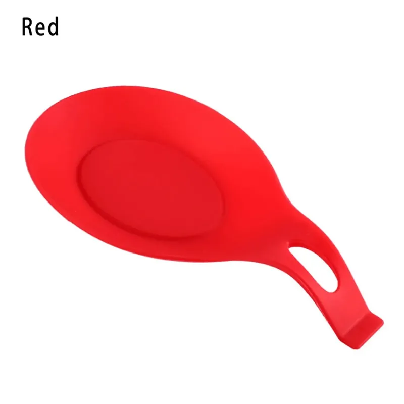 1PC Heat Resistant Silicone Spoon Shelf Chopstick Tray Pot Holder Stove Organizer Utensil Spatula Holder Spoon Pad Kitchen Tool — image 17