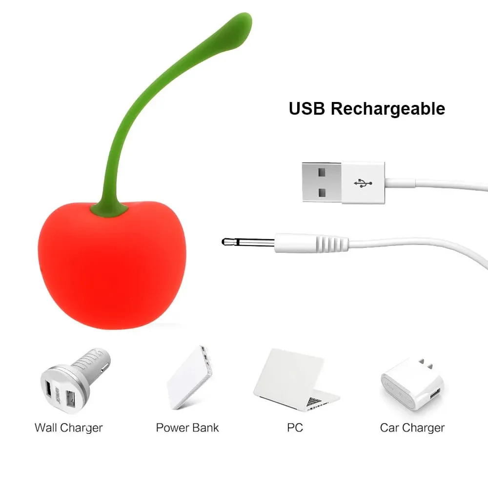 Vibromasseur érotique cerise pour femmes, stimulateur de Clitoris et de mamelon, boules vaginales, Plug Anal, masturbateur féminin, jouets sexuels sans fil pour adultes — image 3
