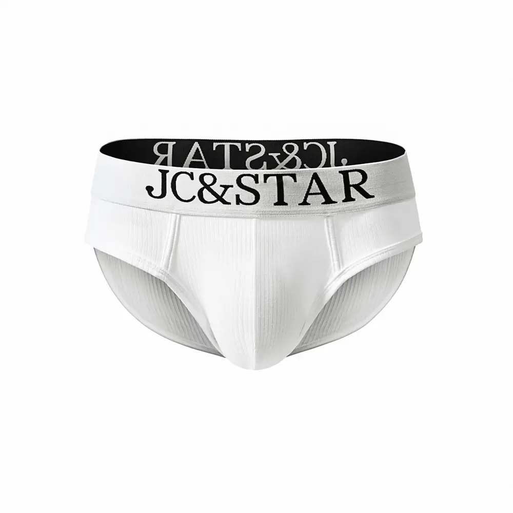 Sous-vêtements athlétiques à coupe haute pour hommes, slips en coton côtelé, confort de sport, Bikini Slip Tanga pour hommes — image 9
