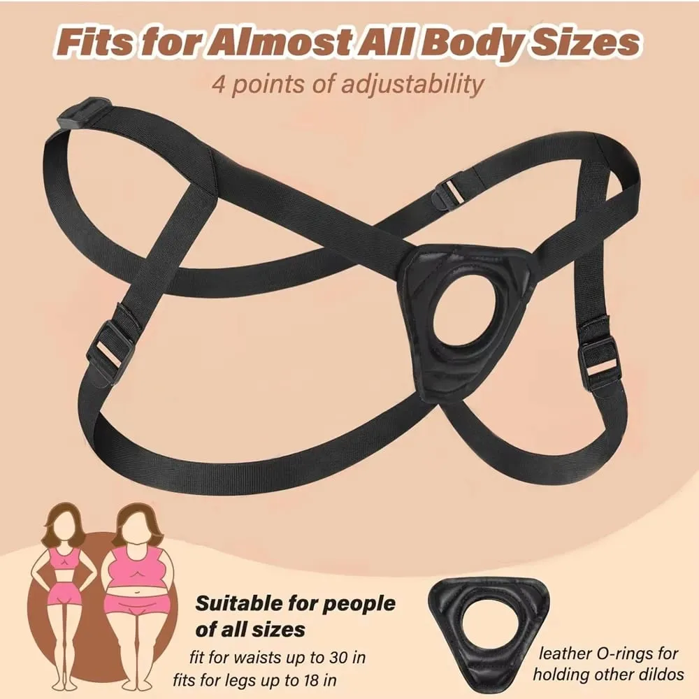 Wearable Strapon Penis for Lesbian G Spot Stimulator Adult Standard Size Panties Strap on Dildos Pants Sex Toys for Women Erotic — image 3