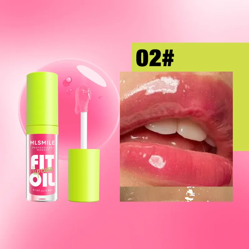Glossy Lip Care Oil 8 dostupných odstínů Hydratuje a zjemňuje rty Vytváří kypré orosené rty Pohodlné celodenní nošení — image 11