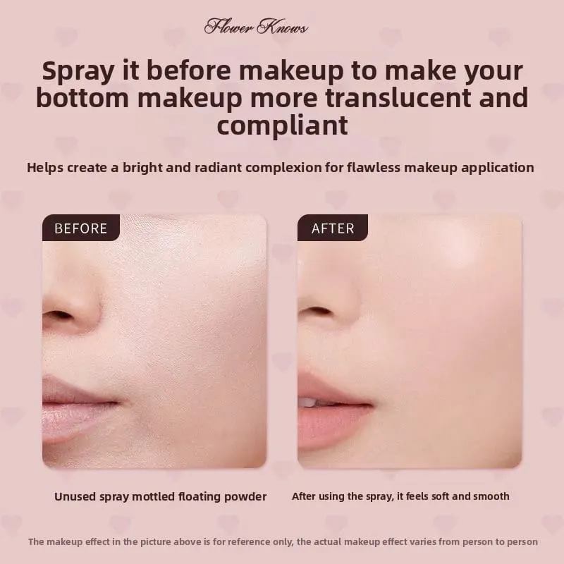 Flower Knows Makeup Moisturizing Essence Setting Spray Primer Skin Care Products Hydrating Face Mist All-Day Moisturizing Spray — image 5
