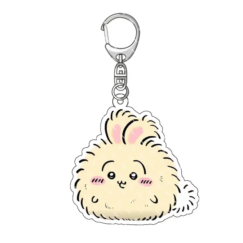 jiyi Pendant Anime Comic Acrylic Peripheral Keychain Hachiware Usagi Cute Pendant Bag Hanging Decoration Decoration