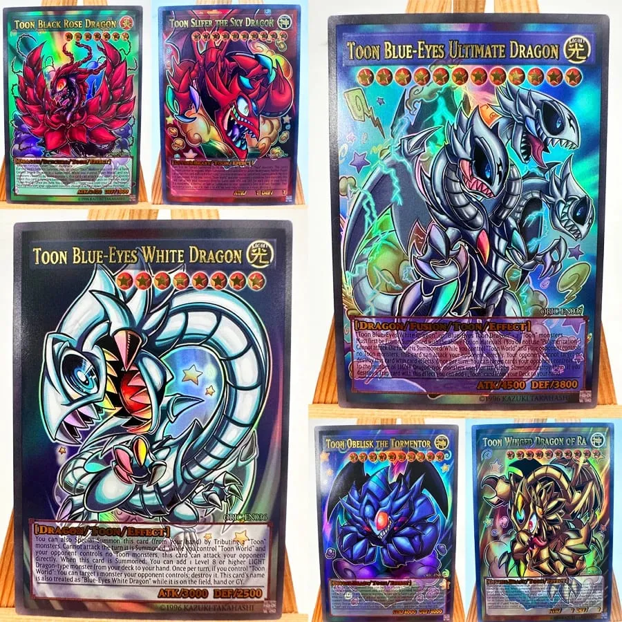 18pcse/set Blue Eyes Ultimate Dragon Yu Gi Oh English Toys Hobbies Hobby Collectibles Game Collection Anime Cards — image 1