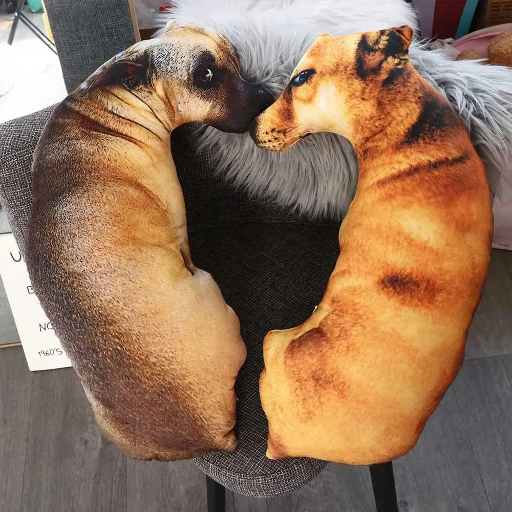 3D realistický zvířecí polštář Měkký polštář pro psy Creative Cushion Office — image 4