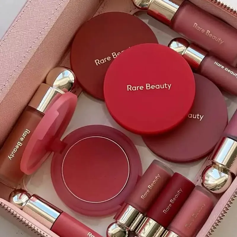 Autumn Rare Beauty Cream‑to‑powder Liquid Blush Mashed‑potato Texture Highlight Mirror Easy‑to‑apply Long‑lasting Blush Cream — image 2