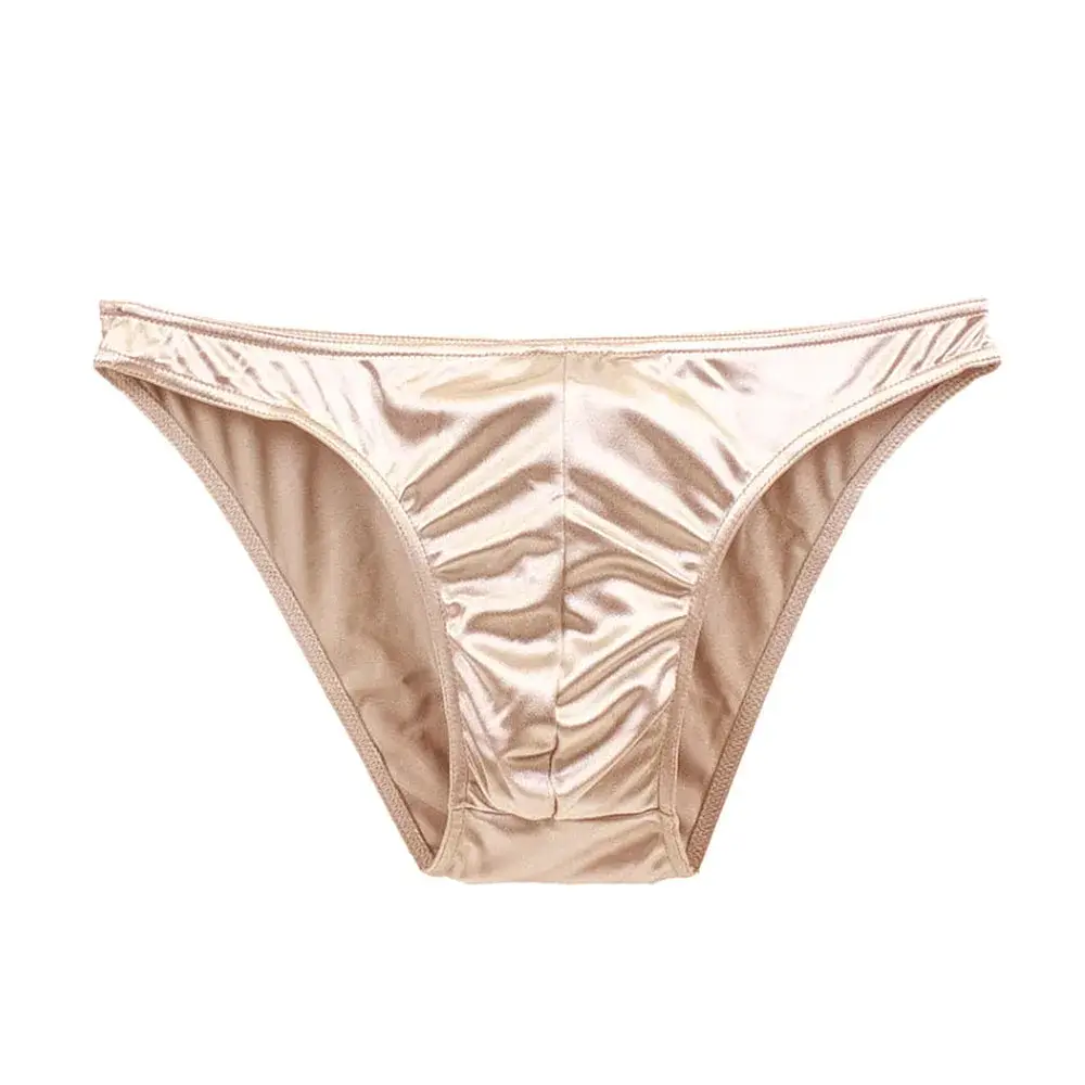 Mierside One Piese Plus Size Uomo Intimo Mutandine Rigonfiamento da uomo Mutandine di seta traspiranti Lotto di grandi dimensioni Mutande morbide S-3XL — image 6