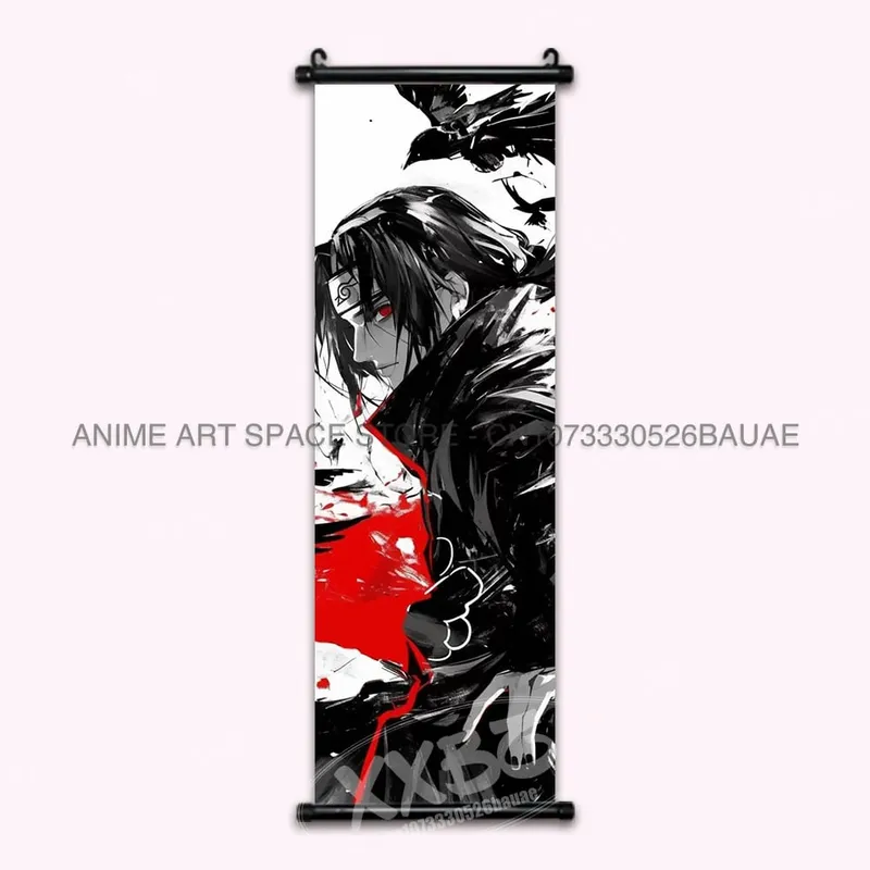 Anime Naruto Hanging Painting Hatake Kakashi Wall Art Scrolls Picture Uchiha Sasuke Home Decor Canvas Poster Haruno Sakura Mural — image 21