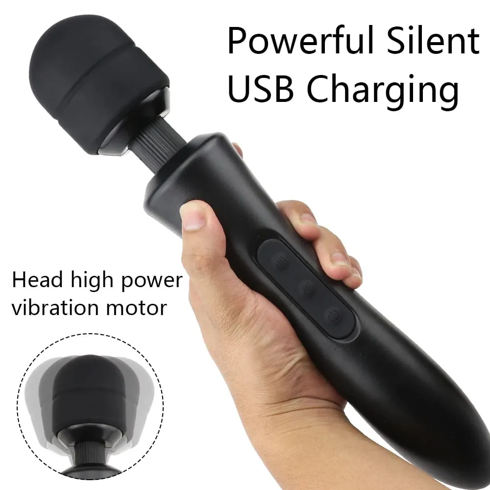 Powerful Magic Wand Vibrator Female G Spot Massager Clitoris Vagina Stimulator Big AV Stick Body Massage Sex Toys for Woman