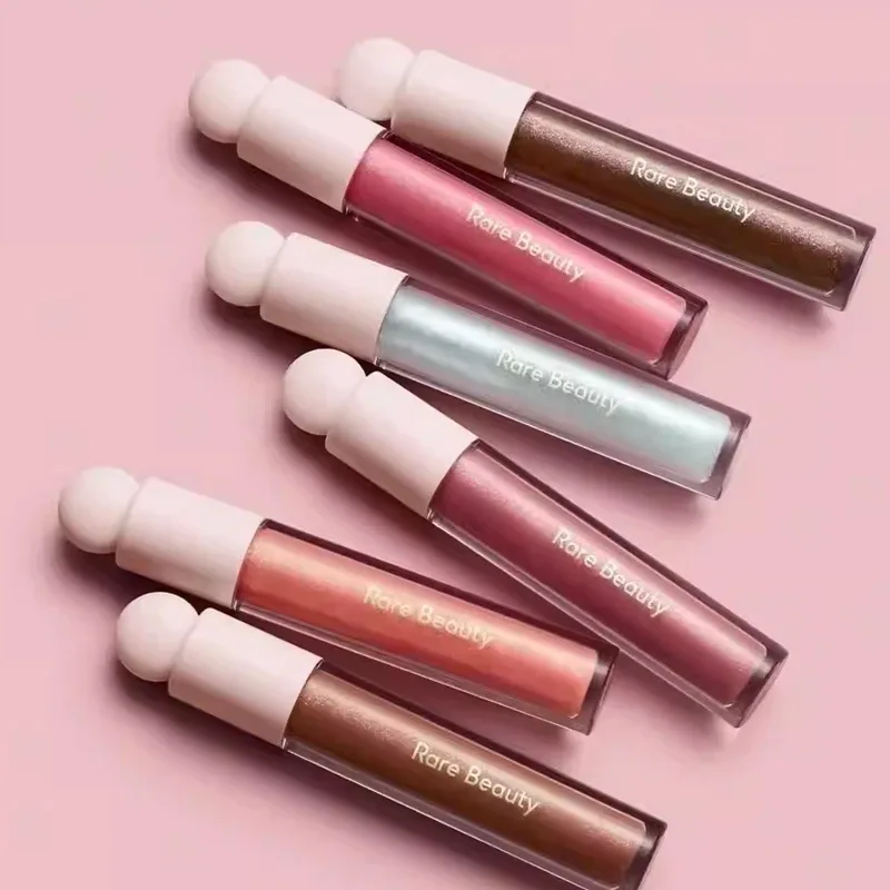 Rare Beauty Lip Gloss Waterproof Non-Stick Cup Lip Glaze Beam Smudge Proof Not Fade Matte Mashed Potato Bliss Happy Joy Blusher — image 7