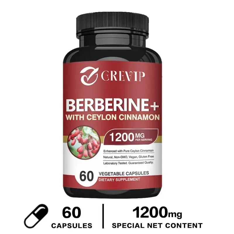 Berberine with Ceylon Cinnamon Supplement - Immune System Cardiovascular & Gastrointestinal Function — image 10