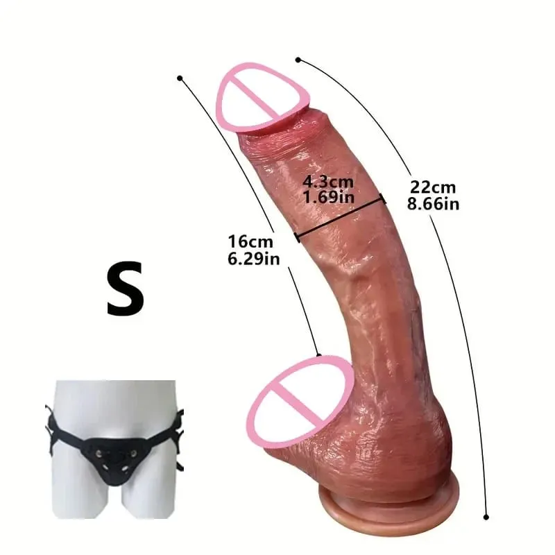 Oversized Realistic Dildo Huge Penis Penetration Anal Sex Toys For Women Masturbation Soft Dick Dildos Sexy Adult Sex Toy Gay — image 15
