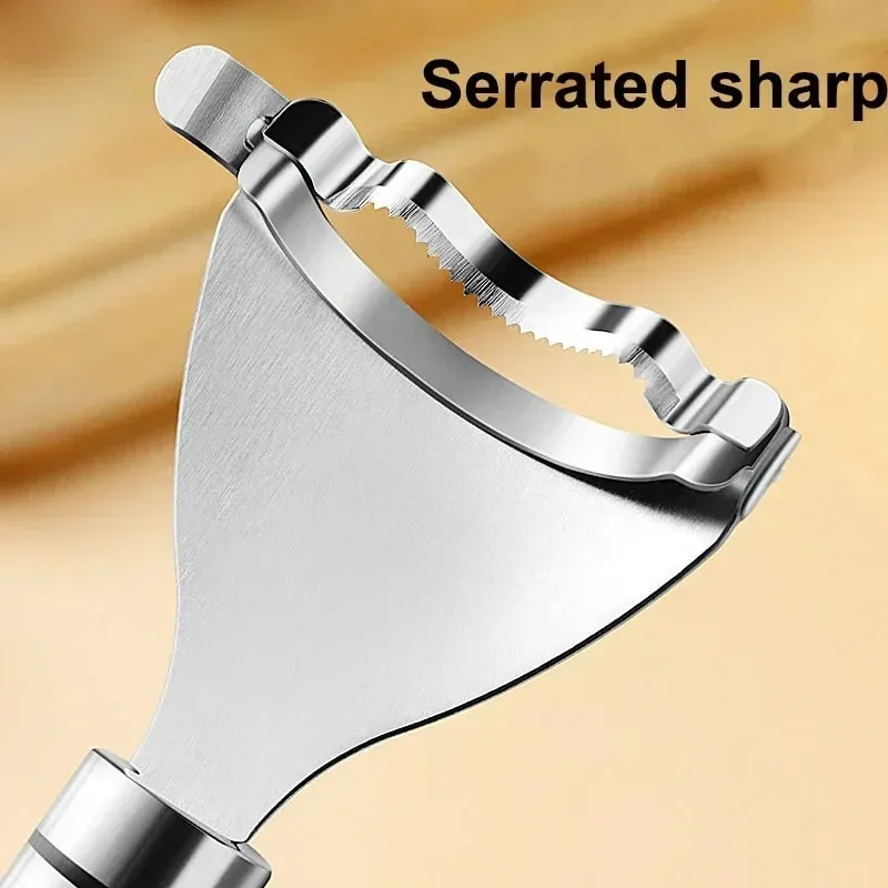 Stainless Steel Corn Peeler Serrated Corn Stripper Peelers Cob Shaver Planer Thresher Cutter Kitchen Fruit Vegetable Gadget Tool — image 9