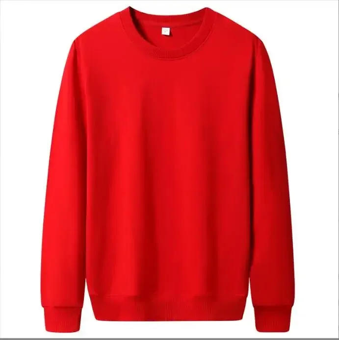 Hoodie Warna Solid Tipis Modis Pria Ideal untuk Pakaian Jalanan Pullover Kasual Musim Gugur