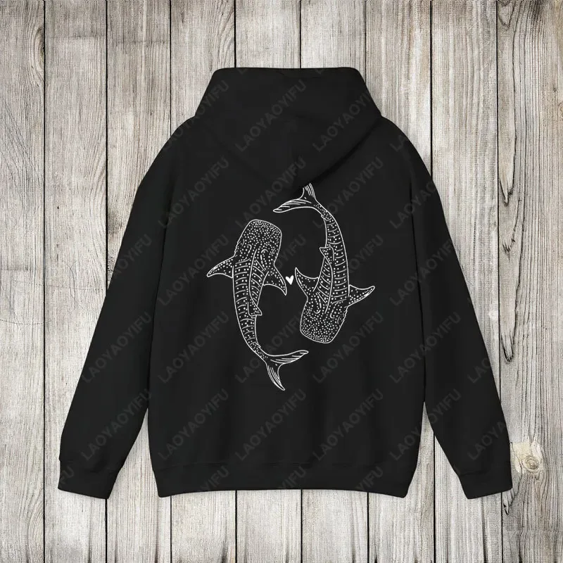 Whale Fish Sea Life Hoodie Pullover for Ocean Lovers Men Women Gift Diving Coconut Beachy Girl Autumn Fashion Sweatshirt Gifts — image 16