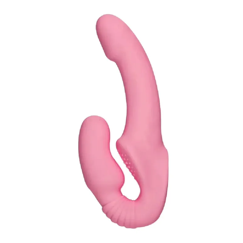 Strapless Strapon Dildo Vibrator Female Double Vibrating G Spot Stimulate Clitoris Anal Massager Adult Sex Toys For Women Couple — image 11