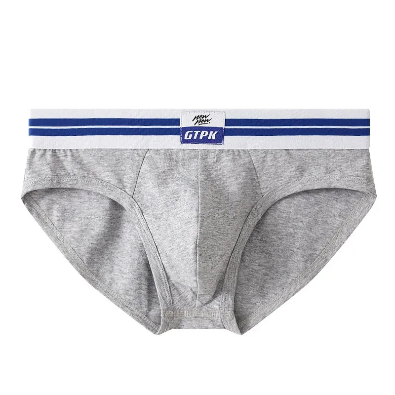 [Bloom the love] Jenama 3pcs Cotton Brief Men Underwear New Mens Briefs Cuecas Masculina Homme Man Boxershorts Saiz M-3XL E099-HR