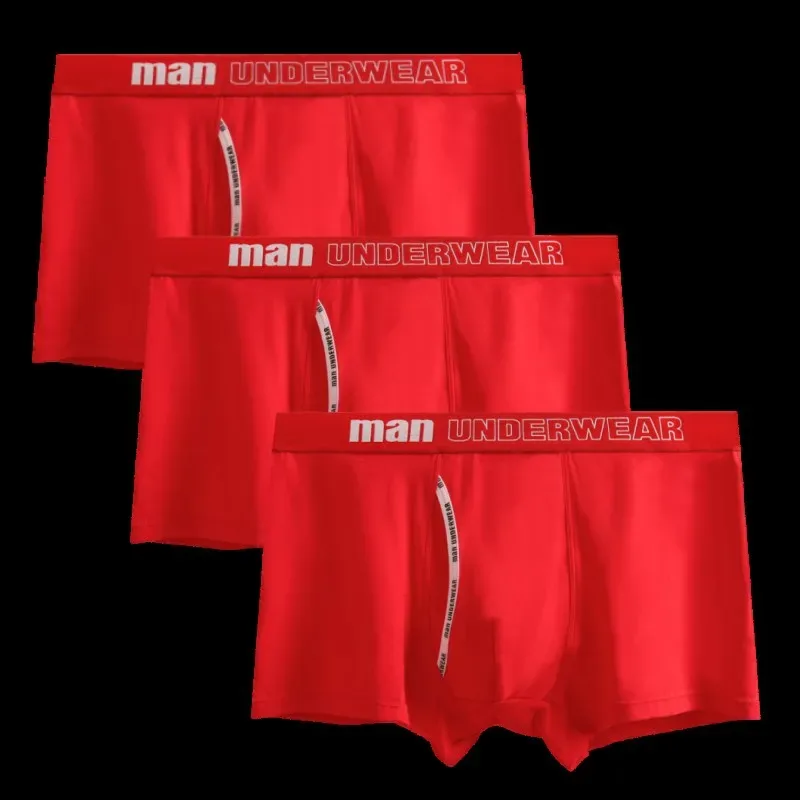 Mens Underwear 3PCS Pure Cotton Boxer Shorts Comfortable Breathable Underpants Male Panties Boxershorts Men Plus Size 4XL Briefs
