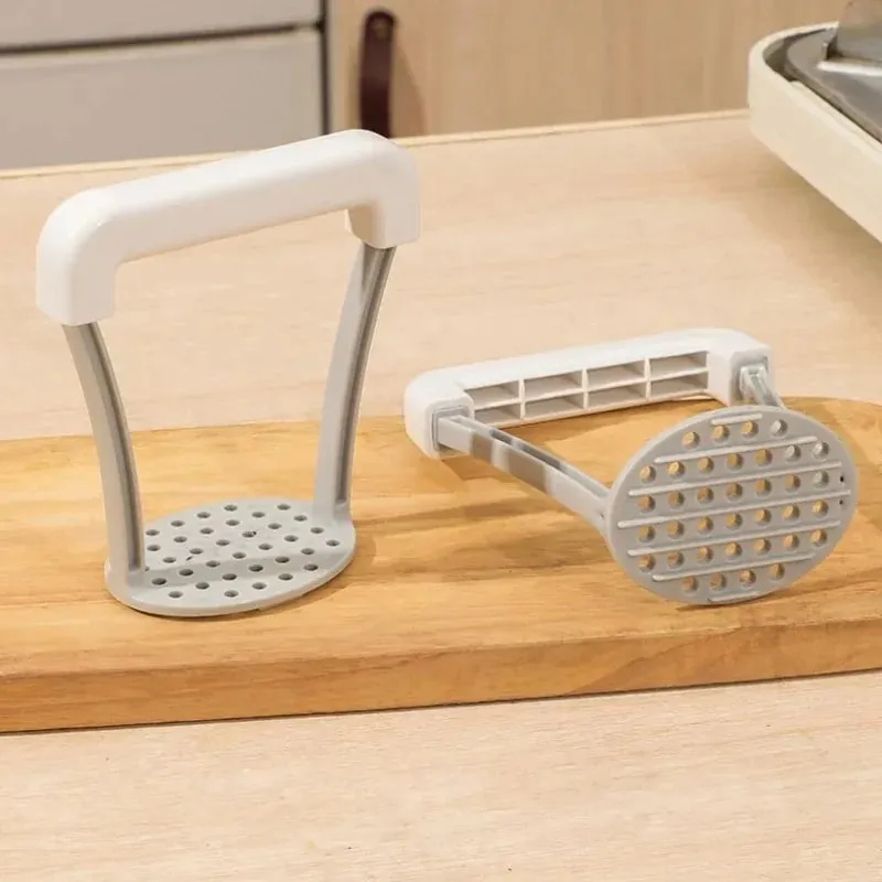 Manual Potato Masher Durable Potato Ricer Kitchen Vegetable Masher With Non-Slip Handle Fruit Juicer Kitchen Gadgets — image 4