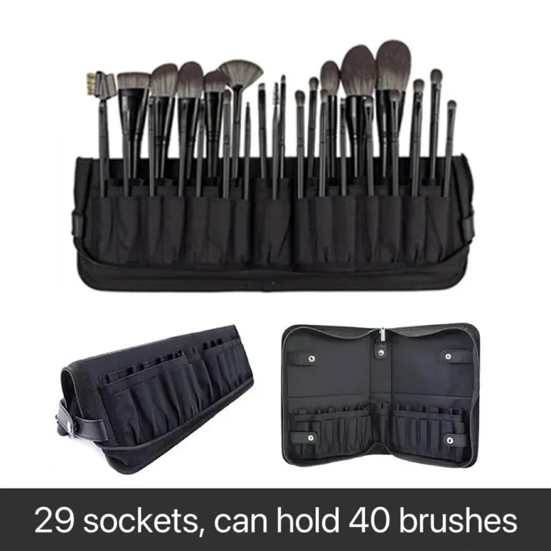 Brush storage brush bag large capacity foldable portable make up brush bag dedicated storage bag for body painting makeup