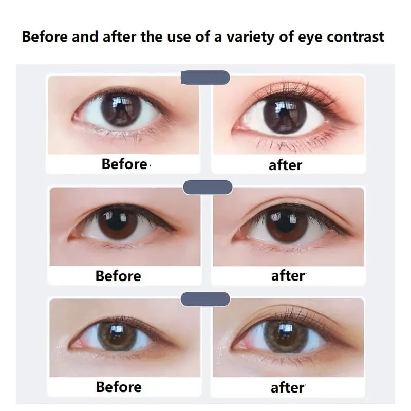 240PCS Eyelid Tape Double Glue Sticker Invisible Double Fold Eyelid Lace Paste Clear Beige Stripe Self-adhesive Eye Makeup Tool — image 4