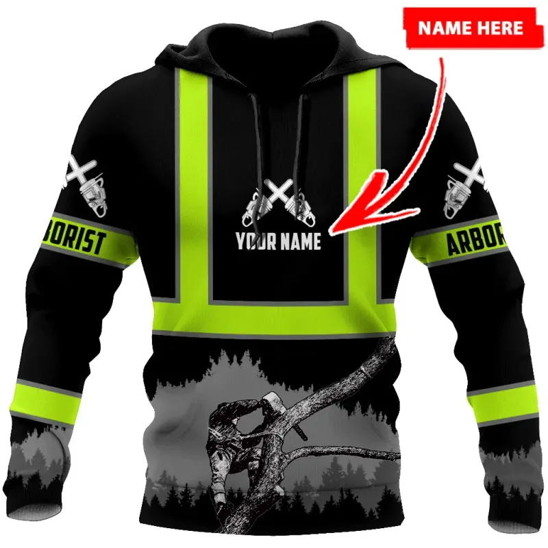 PLstar Cosmos Arborist Customized name 3D All Over Printed Fashion Men's hoodies Unisex pullover Casual Jacket Tracksuits TDD111 — image 8