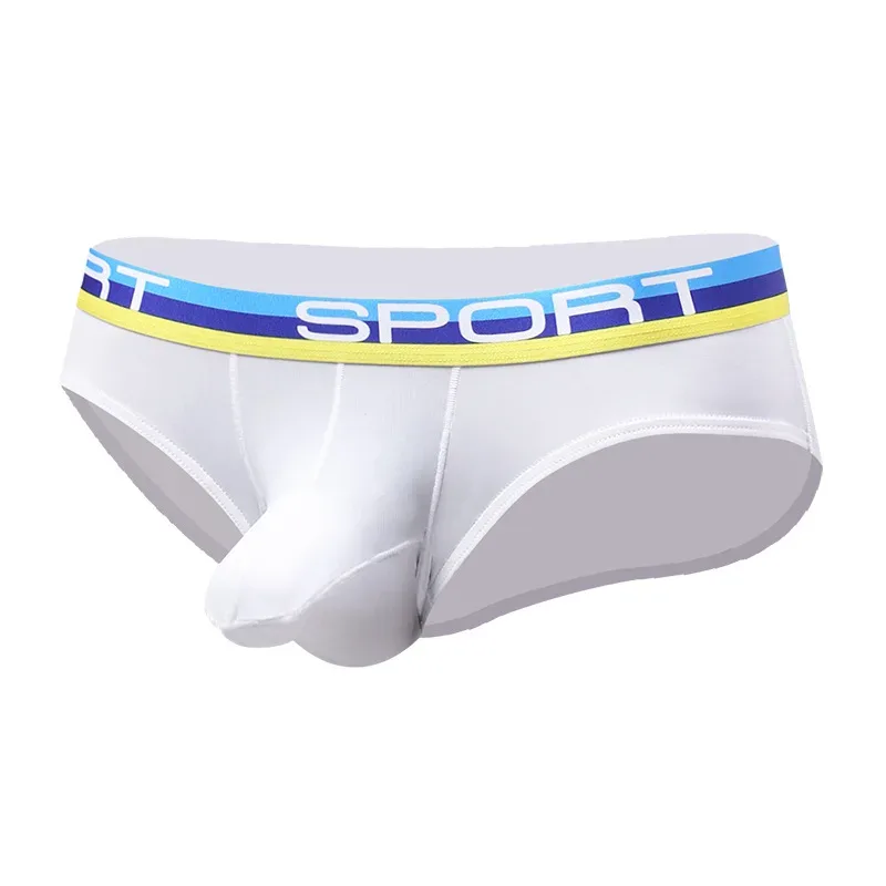 Elephant Nose Sexy Men Underwear U Convex Briefs Pouch Breathable Mesh Sexi Shorts Male Underpants Cueca Gay Penis Silk Summer — image 17