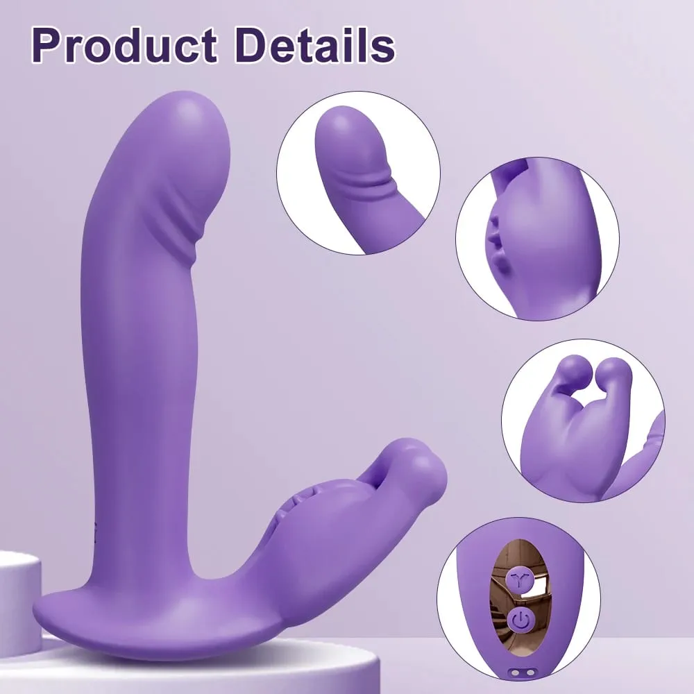 G-Spot Rabbit Vagina Vibrator for Women Remote Control Clitoris Stimulator Wearable Panties Dildo Vibrator Sex Toy for Women — image 3