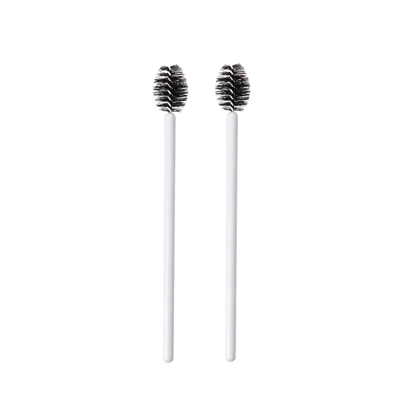 200Pcs Handle Disposable Water Drop Shape Cosmetic Brush Nylon Mascara Wands Lashes Makeup Brushes Eyelash Extension Tools — image 7