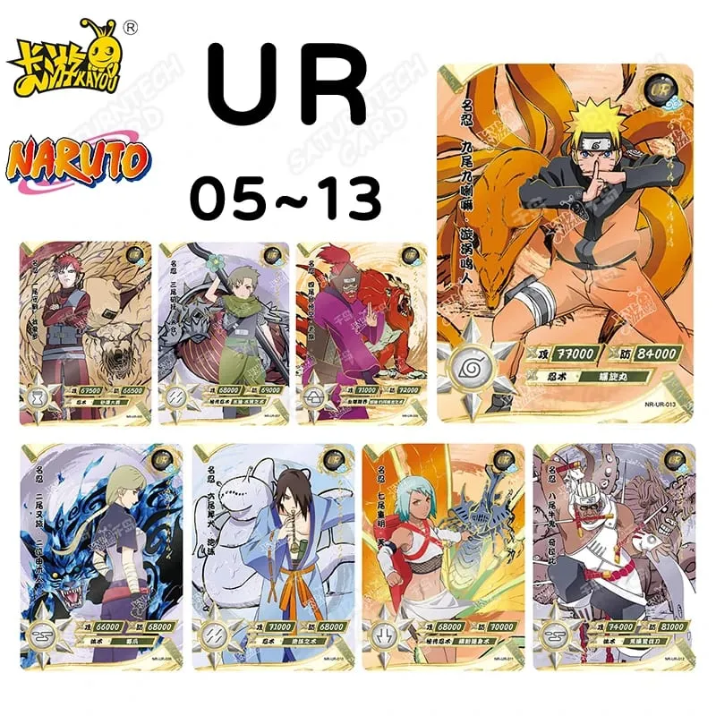 Naruto Card Set Full Series SE BP NR CR PR GP CP SP MR PR SLR OR AR UR ZR Cards Sasuke Anime Collection Card Toy Gift — image 39