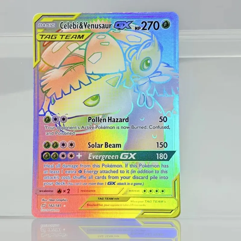 Holographic Game Trading Collection PTCG Proxy Cards Charizard Pikachu Mew EX Singl PKM Foil Cards PROXY Card — image 17