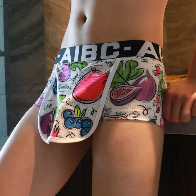 Seluar Boxer Seluar Dalam Seluar Dalam Seluar Dalam Pakaian Kapas+Spandex Terbuka Jenama Baru Fesyen Bekalan Bergaya Sesuai — image 22