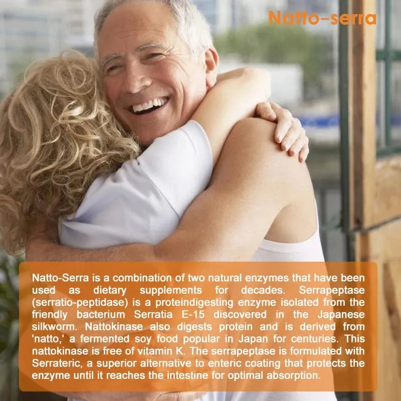 Organic Nattokinase Serine Peptidase Gluten-Free Non-GMO 120 Vegetarian Capsules — image 6