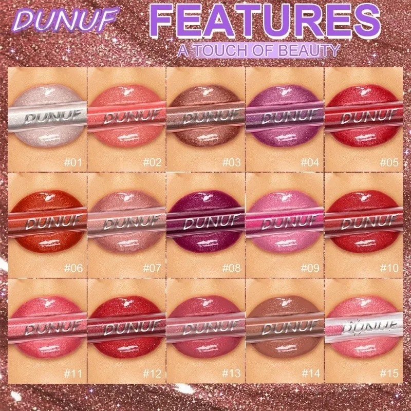 1pc Metallic Liquid Lipstick Long Lasting Glitter Lip Glaze Waterproof Moisturize Brown Lip Tint Shiny Shimmer Lipgloss Makeup — image 7