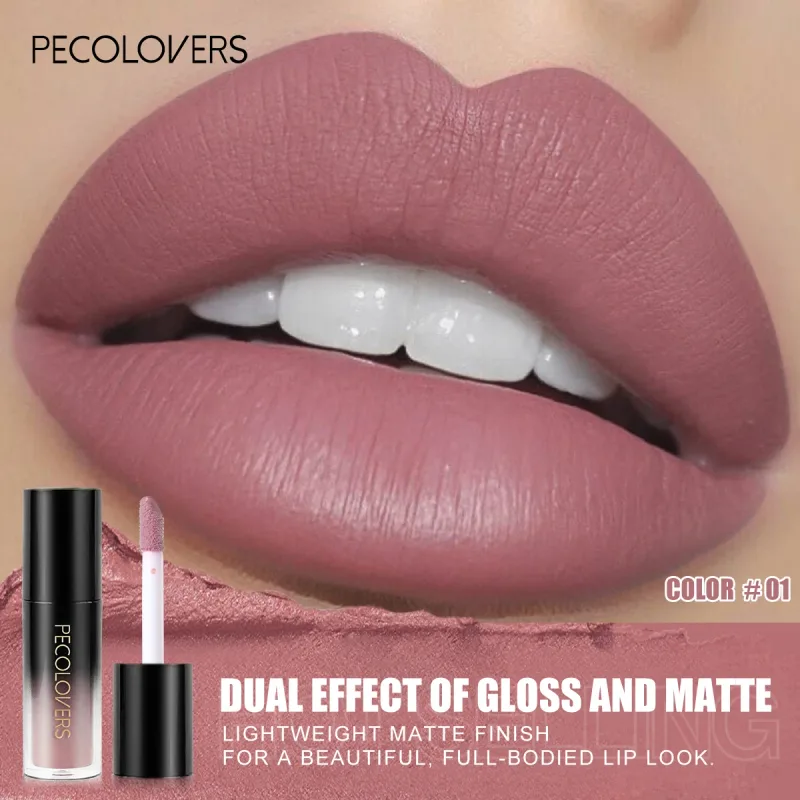 Multiple Colors Matte Velvet Lip Gloss Waterproof Long-lasting Non-stick Cup smooth Lipstick To Apply High Color Rendering — image 2