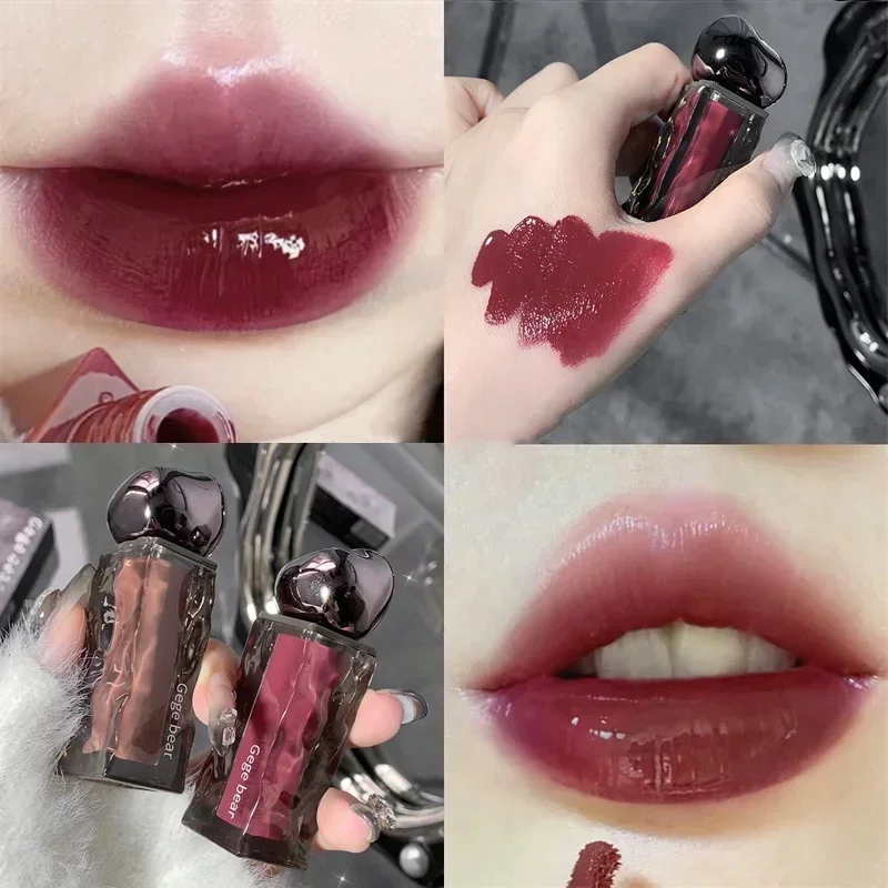 7 Colors Mirror Dyeing Lip Gloss Moisturizer Liquid Lipstick Waterproof Long Lasting Red Lip Tint Korean Natural Makeup Cosmetic — image 4