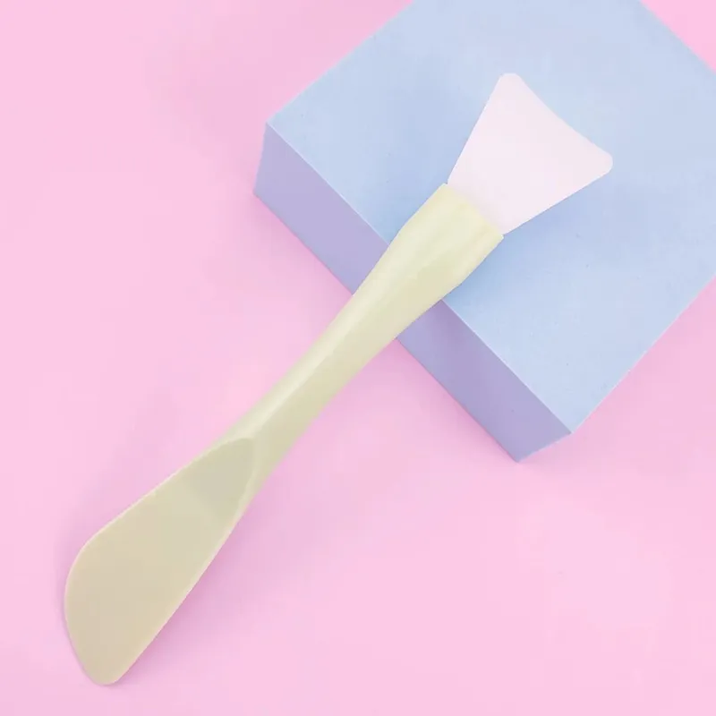Dual-use DIY Mud Film Brushes Knife Type Flat Head Silicone Plastic Facial Mask Brushes Silicone Film Adjusting Rod Beauty Tools — image 11