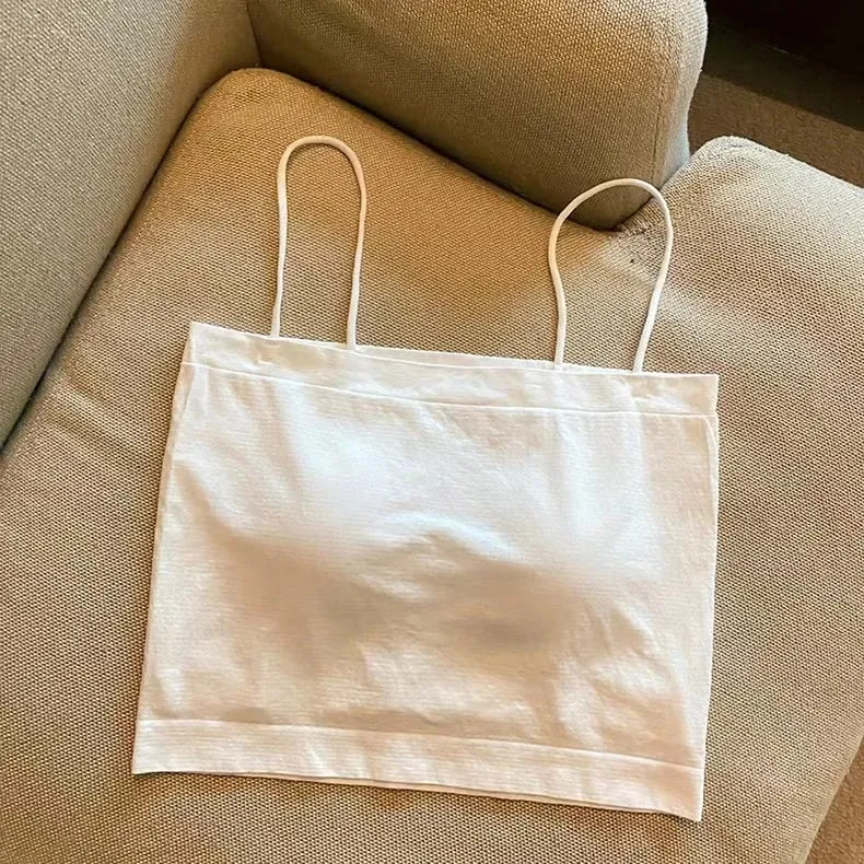 Base Layer Csole Women Summer Inner Wear with Chest Pad One oulder Design Unique Outerwear Beautiful Ba Tube Top — image 11