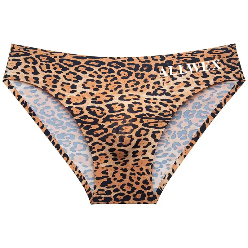 Choice Ropa interior hombre 3D convex pouch calzoncillos hombres leopard print sissy gay man underwear ice silk sexy tоy mens — image 4