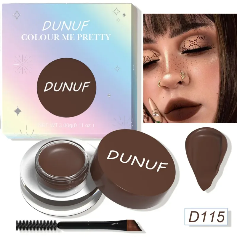 Waterproof and Durable Matte Eye Shadow Eyeliner Cream 12 Color Eyebrow Dye Cream Multi-function Facial Paint Cream Makeup