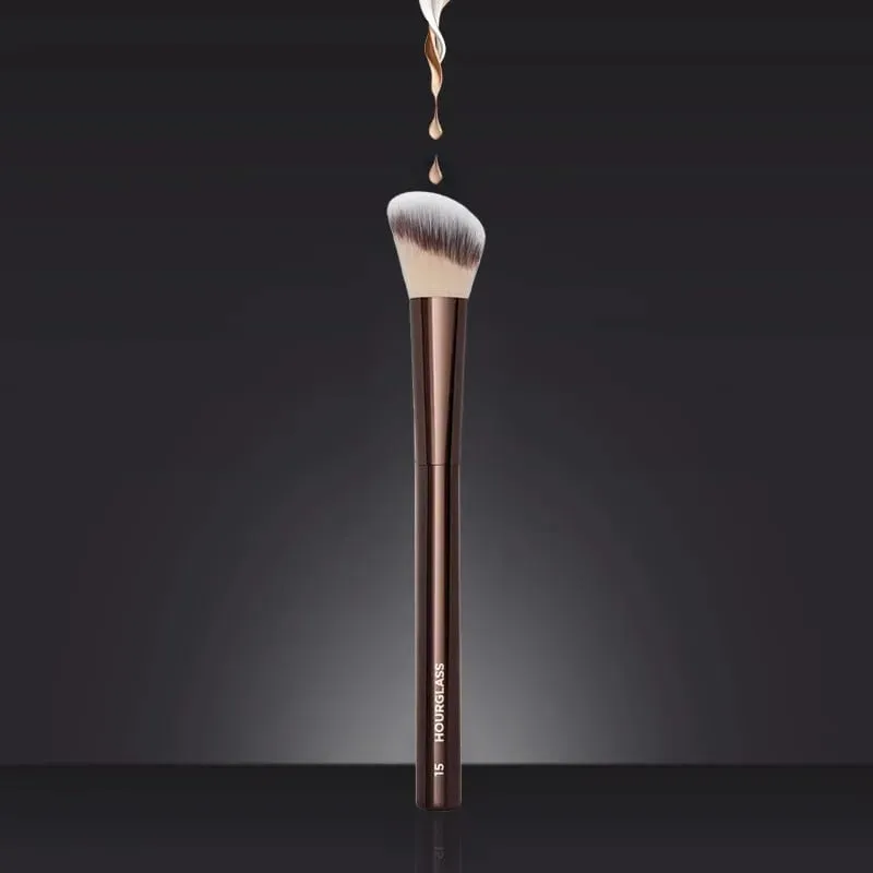 1 pc HG Pro Makeup brushes Powder contour Blusher Make up brush Highlight Bronzer exquisite Professional metal handle with box — image 3